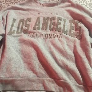 grey forever 21 los angeles sweater size M